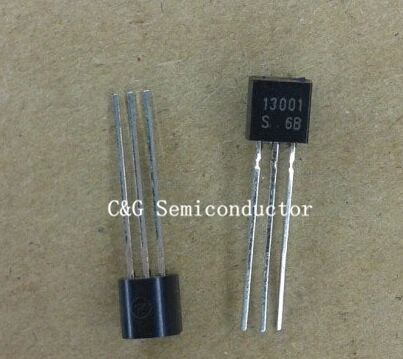 

50pcs E13001 MJE13001 13001 TO-92 NPN Silicon Transistor