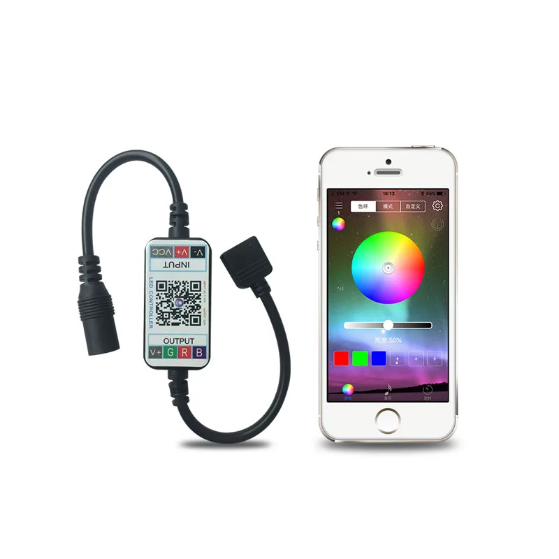 

RGB Bluetooth Remote Led Controller For Led Strip 12V Controller Music RGB Controller DC 5-24V Led Controller Music Wireless