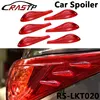RASTP-autocollant universel 3D pour feu arrière de voiture en caoutchouc, autocollant de décoration 3D, installation facile, rouge et blanc, LS-LKT020 ► Photo 1/6
