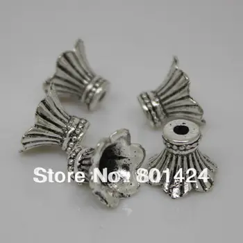 

tibetan flower beads caps Finding 66-4 40pcs free shipping making for jewelry meta spacer beads fit 11mm