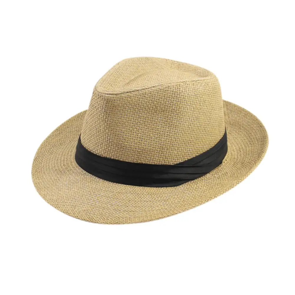 Mrwonder Для мужчин женщин Солнцезащитная шляпка Летняя Пляжная Панама Fedora панама