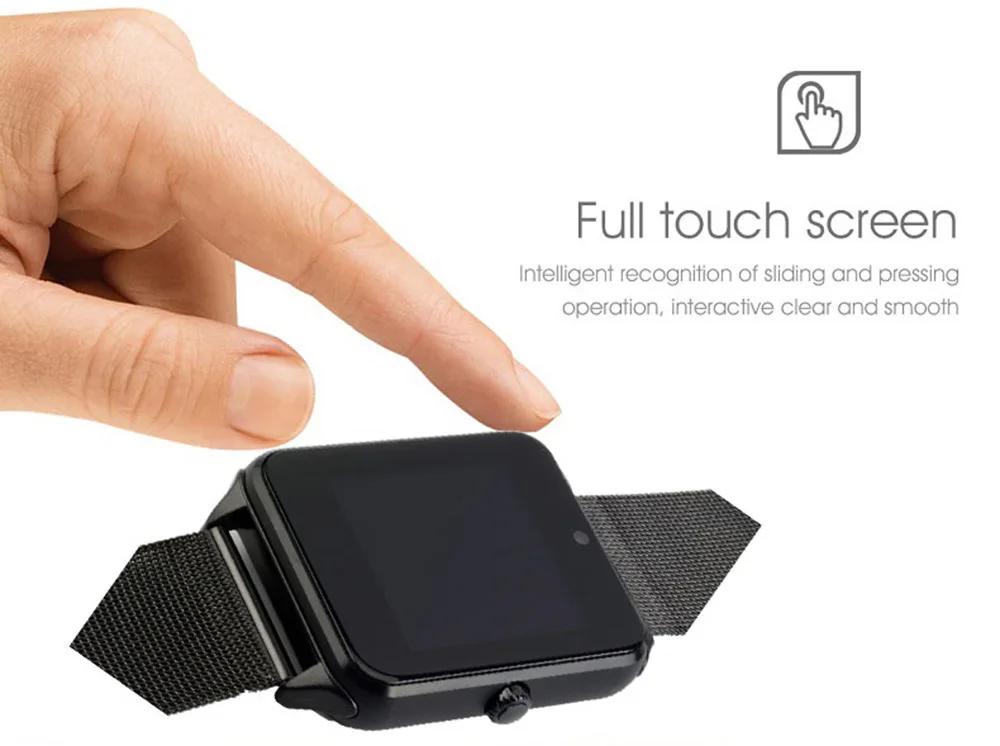 Новые Z60 умные часы с сенсорным экраном, Bluetooth, спортивные музыкальные часы с камерой, многофункциональные часы со стальным ремешком, женские умные часы