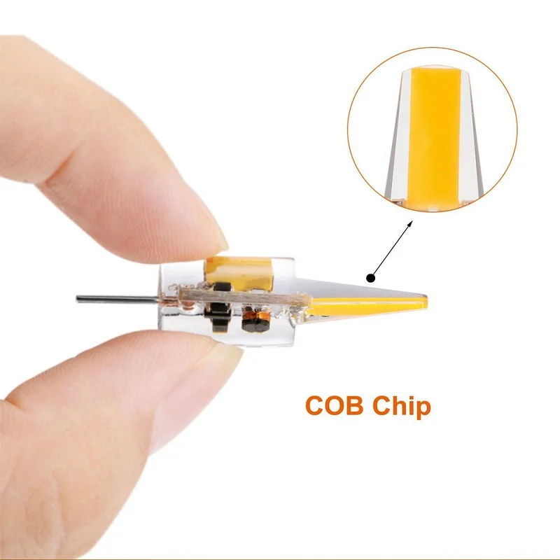 10 шт./лот G4 лампочка 12 В Bombillas Led SMD COB для дома 220 3 Вт лампадин Milight Ampoule светодиодная