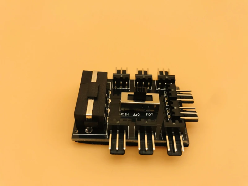 PC 1 to 8 4Pin Molex Cooler Cooling Fan PWM 3Pin Power Hub Splitter Cable Supply Speed Controller Adapter For BTC Miner Mining