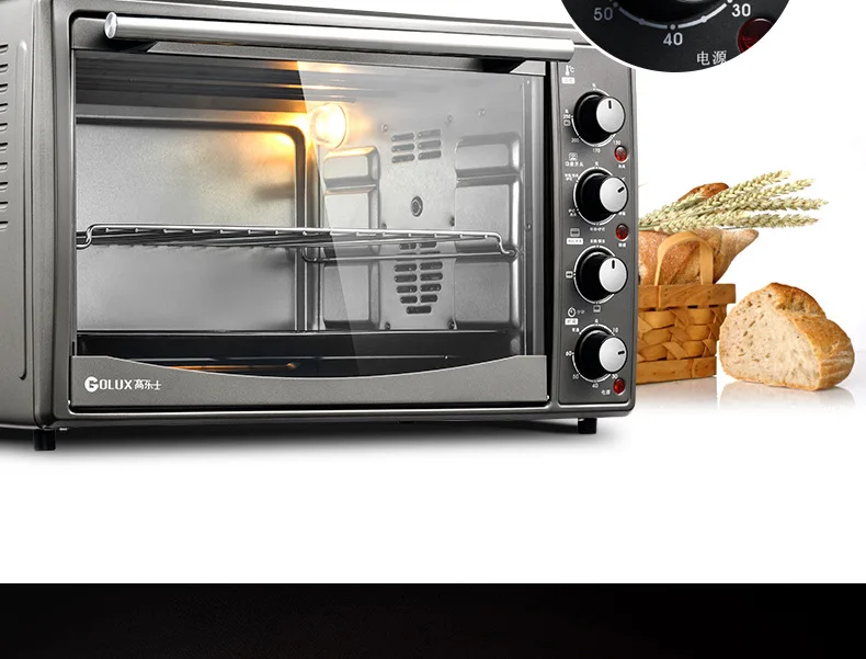 220V 45 L Home Oven Kitchen Appliances Electric Toaster Oven Pizza Oven Bakery Mechanical Bakery