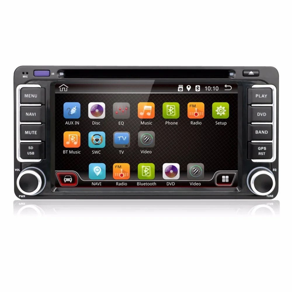 Android 6 0 Quad 4 Core CPU 2 DIN Universal Radio Car DVD GPS stereo For