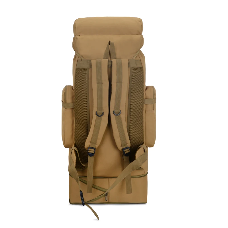  85L Military Tactical Camping Backpack Hiking Climbing Knapsack Rucksack Utility Nylon Bag Sport Ar