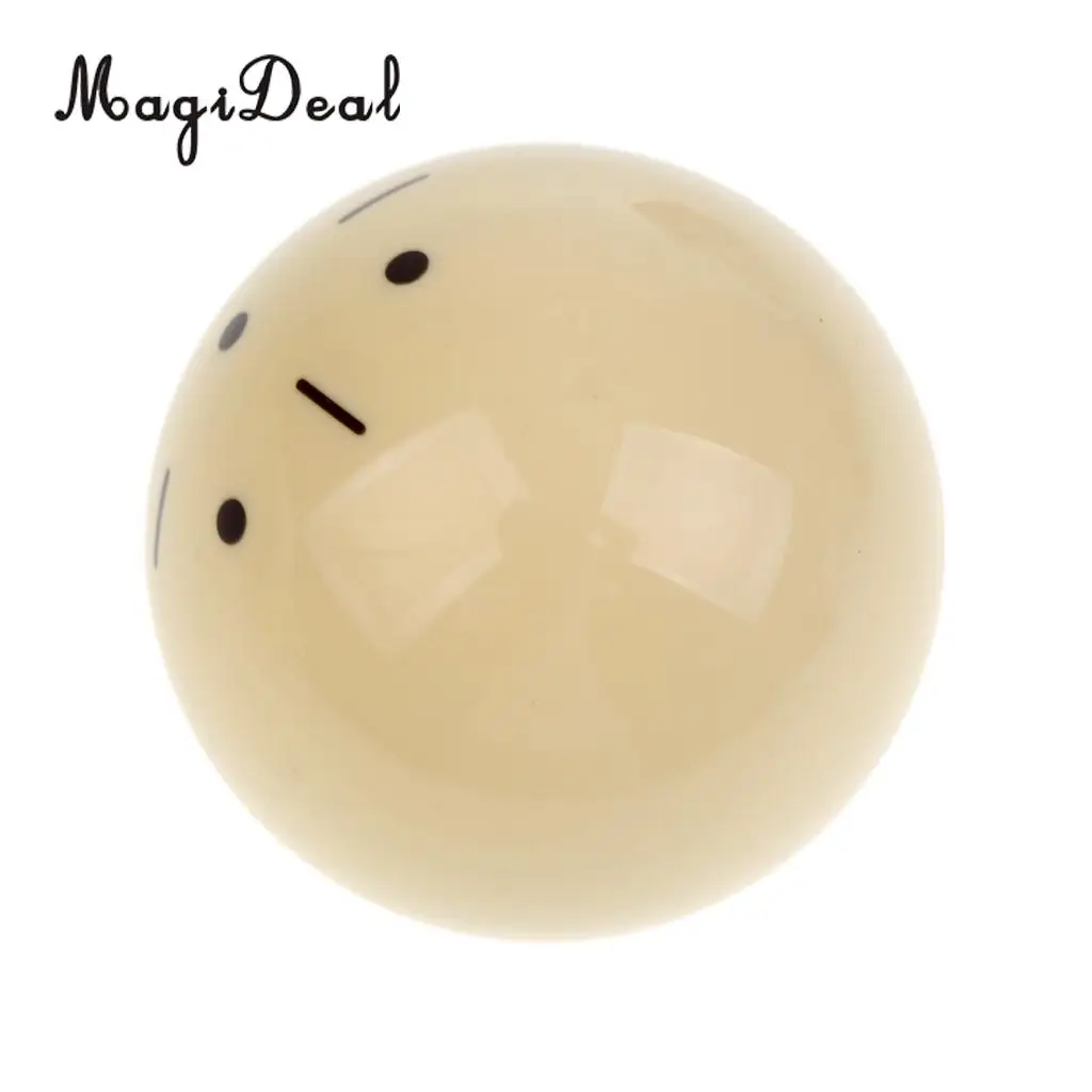 MagiDeal Black Dot Practice Training Billiard Pool Cue Ball 2 1/4' 6 oz
