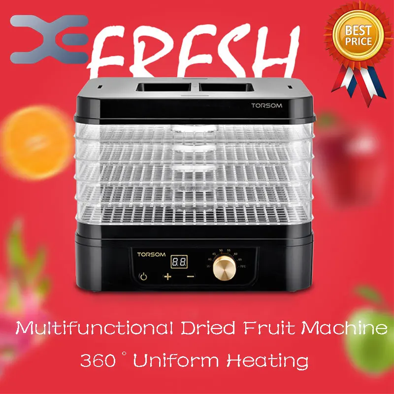 5 Layers Drying Herbs Machine Food Dehydrator Air Dryer Household Fruit