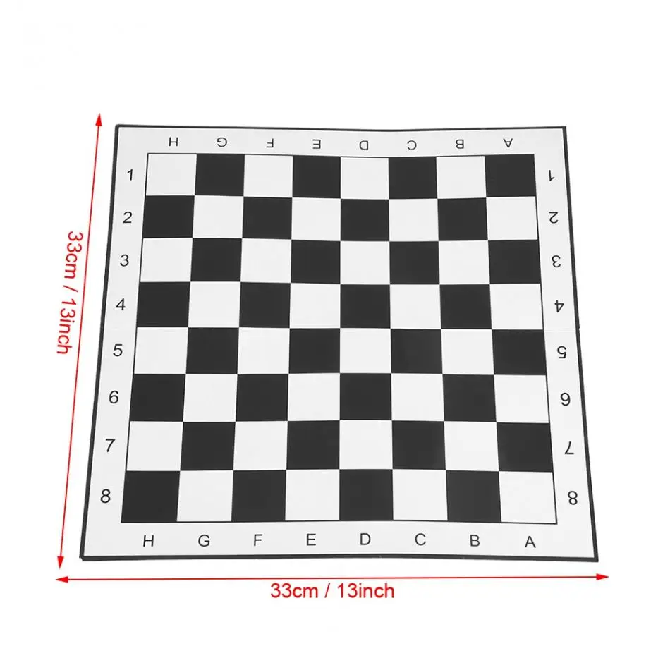 Портативный Международный шахматы шашки складная доска шахматы белый и черный шашки набор для вечерние Семья деятельности