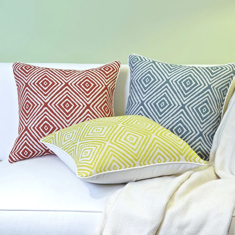 Buy 18" European Style Cushion Cover geometric throw