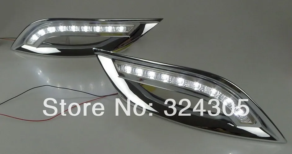 

1set special for Hyundai Sonata G8 (8th) LED DRL LED Daytime Running Light with 9 LED chips highlight free shipping 5.4W