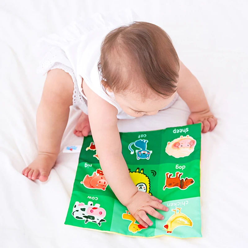 Детские игрушки сморщенные газетные мягкие тканевые игрушки для занятий книгой 0, 3, 6, 12 месяцев для новорожденных, Обучающие Игрушки для раннего развития
