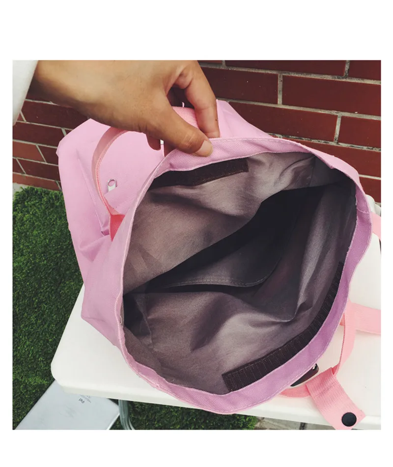 Mochila de viaje de ocio para mujeres de moda mochilas para niñas adolescentes estilo Preppy lona escuela bolsa femenina Mochila Mochila de viaje de ocio para mujeres de moda mochilas para niñas adolescentes estilo Preppy lona escuela bolsa femenina Mochila