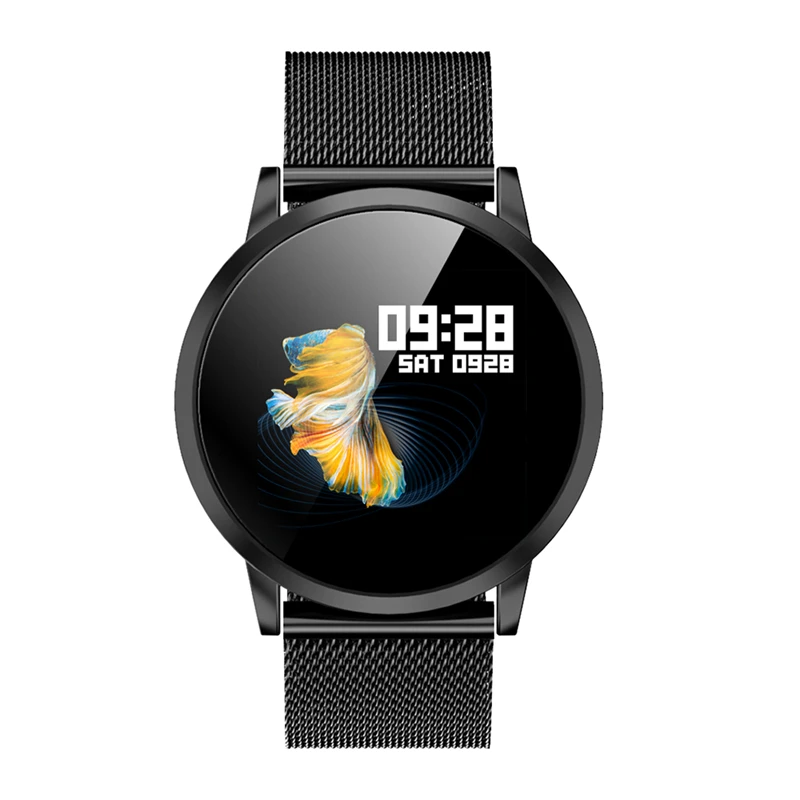 

Bakeey DK05 Full Vision HD Color Screen WristbandThin Dial Business Style Multi Sport Modes Blue&tooth Reminder Smart Watch