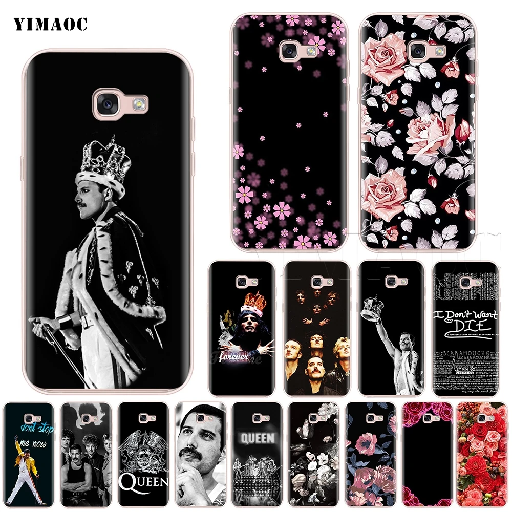 YIMAOC Queen Freddie Mercury силиконовый чехол для Samsung Galaxy S7 S8 S9 Edge Plus J3 J5 J7 A5 A6 A8 Note 8 9|Бамперы| |