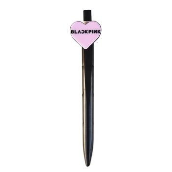 

1Pcs Kawaii K-pop Blackpink Ballpoint Pen 0.7mm Black Ink Escolar Papelaria School Office Supply Student Stationery Gift
