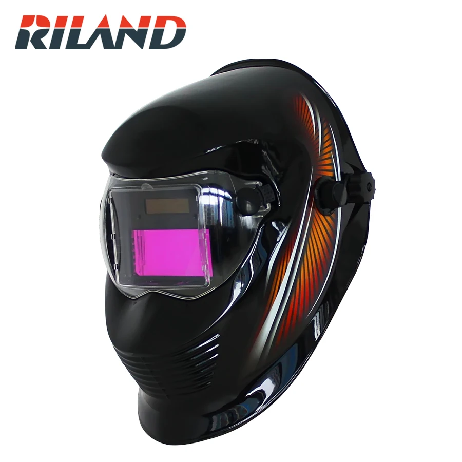 Solar Powered Auto Darkening Welding Helmet Automatic Dimming Mask Welding Cap