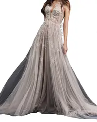 SSYFashion новые роскошное вечернее платье высокого класса жемчуг пайетки Бисероплетение вечернее платье на выпускной банкет сексуальные