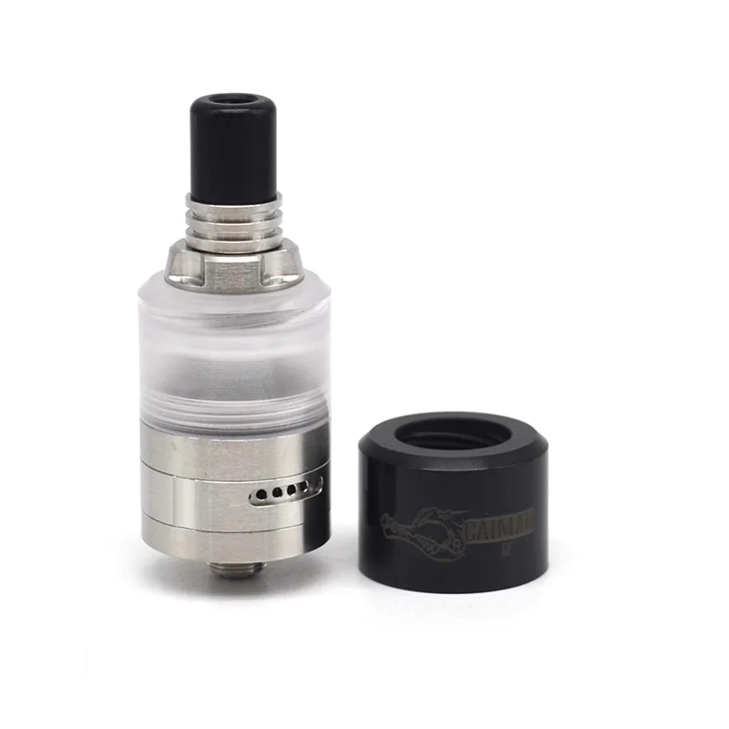 SXK Caiman style 316SS MTL RTA 22 мм одна катушка 510 капельный наконечник Модифицируемый атомайзер с баком 2 мл vape Танк VS Doggy RTA распылитель