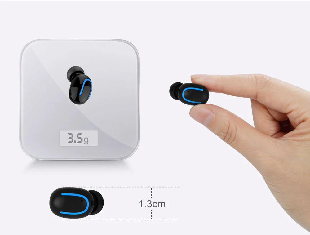 yinew 1 (16)Q13S TWS Bluetooth 5.0 Headset Mini Twins Wireless Stereo Earphone In-Ear Earbud Charging Box with Mic for Smartphone pk i10 tws