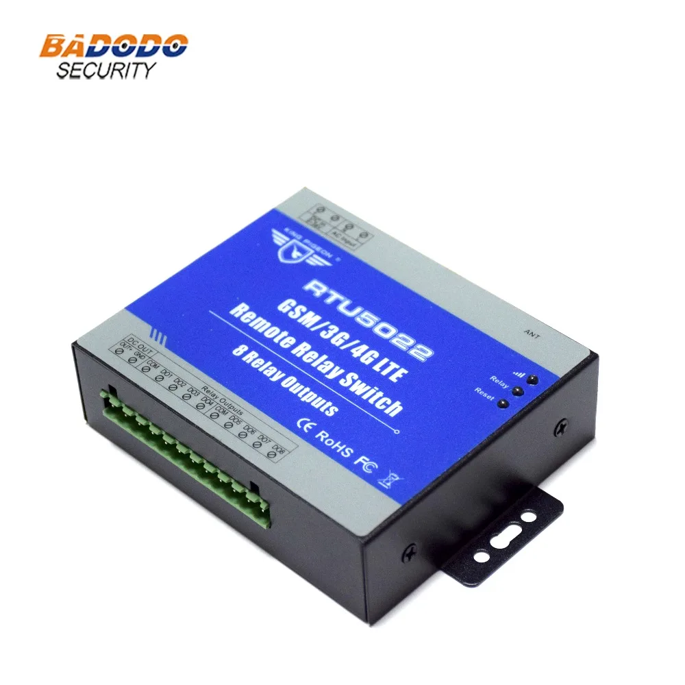 RTU5022 GSM/3g WCDMA/4G LTE SMS удаленные переключатели с 8 релейными выходами удаленное реле Вкл/Выкл переключатель таймер переключатели