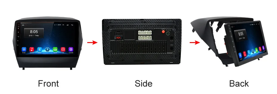 Best AWESAFE 2 din Android 8.1 Car Radio Multimedia video player gps navigation For Hyundai IX35 Tucson 2 LM  2011 2012 2013 2014 18