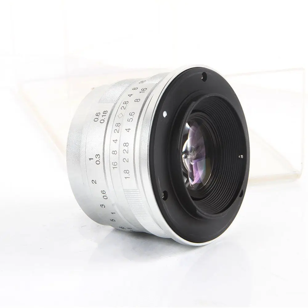 25mm F/1.8 HD MC Manual Focus Lens For Olympus OM D E M1 E M1/IIE M5 E M5  Mark II E M10 E M10 Mark II PEN F E P5 E P43 ...