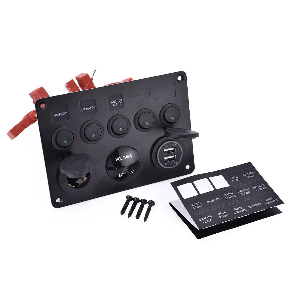 Buy Dual USB 4.2A Socket Charger Switches & Relays LED