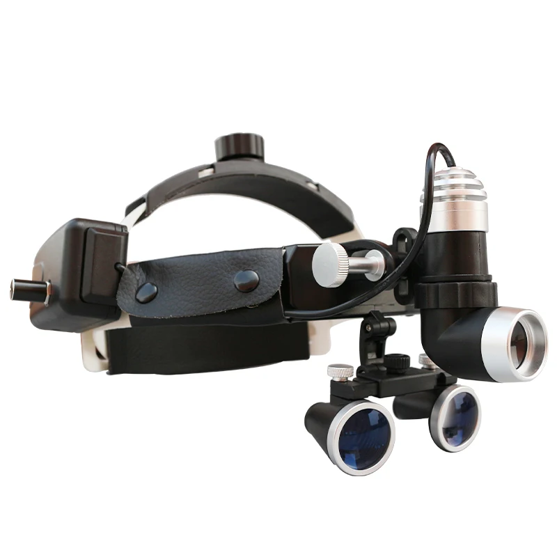  Dental Loupe Medical Surgical Bincoular Magnifier with Headlight Surgery Operation 2.5X/3.5X Galile - 33023997569