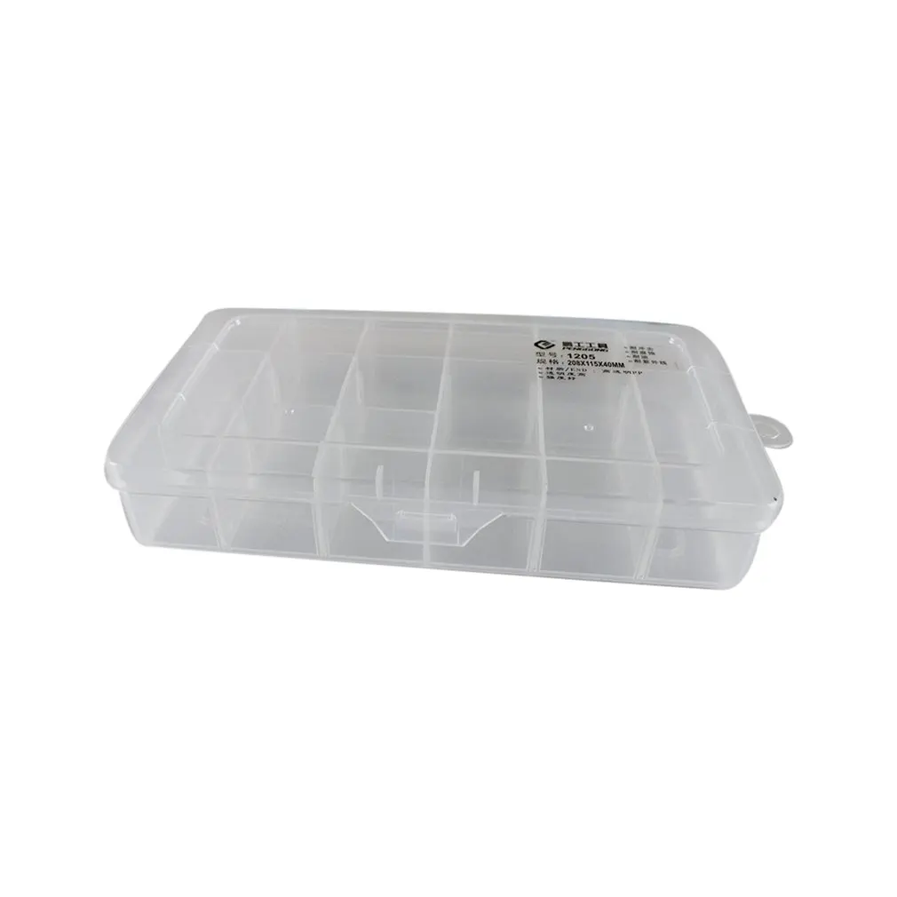 Caja de herramientas de plástico 1205 Caja de Herramientas transparente componentes electrónicos caja de almacenamiento de tornillos cajas de herramientas de plástico electrónico Caja de herramientas de plástico 1205 Caja de Herramientas transparente componentes electrónicos caja de almacenamiento de tornillos cajas de herramientas de plástico electrónico