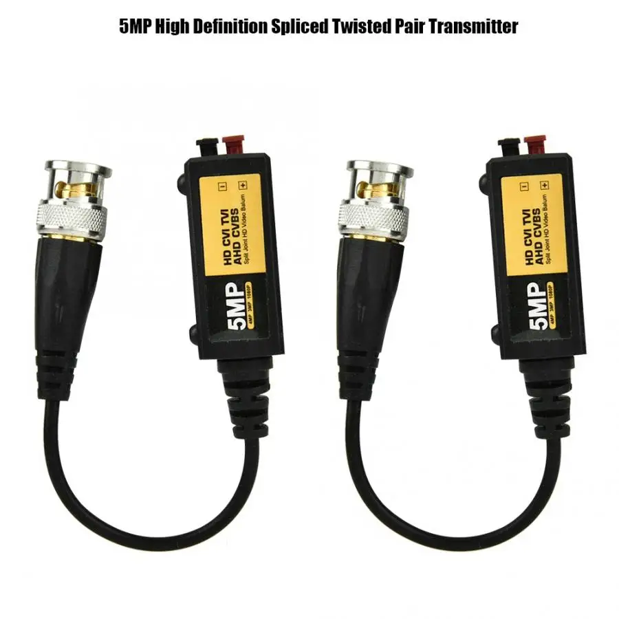 New 5MP High Definition Spliced Passive Video Balun Transmission Twisted Pair Transmitter | Безопасность и защита