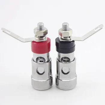 

50pcs Connector Terminal Socket Spring Self-locking Terminal Block Press Type For Speaker Amplifier