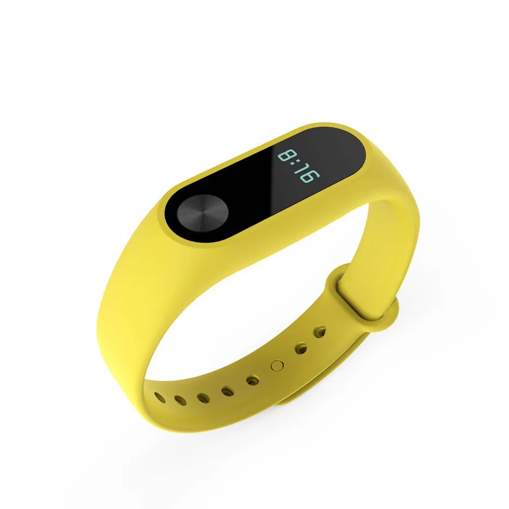 

Colorful Silicone Wrist Strap Belt Bracelet Alternative Accessories for Miband 2 Xiaomi Mi Band 2 NFE99