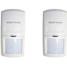2 x Wolf-Guard беспроводной PIR датчик движения Детектор сигнализация для домашняя система охранной сигнализации 3g/GSM панель сигнализации 433 МГц