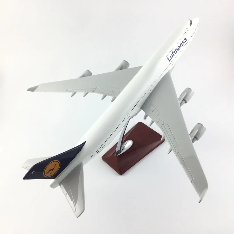 45 47 см LUFTHANSA AIRLINES B747 1:150 металлическая модель самолета из сплава Коллекционная