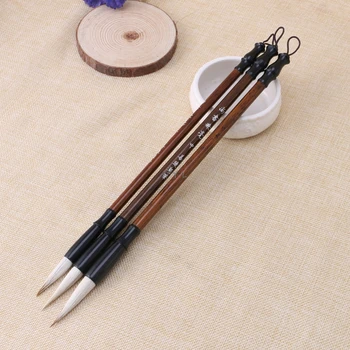 

Top Quality Chinese Calligraphy Brushes Pen for Woolen and Weasel Hair Writing Brush Fit For Student School
