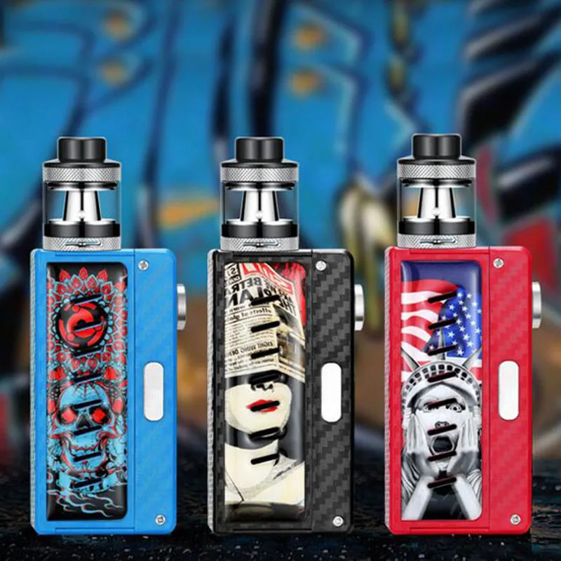 

80W Vape Charm Night Mechanical Mod Box Vape Pen Kit fit for 18650 battery (not include 18650) 3ml Vaporizer