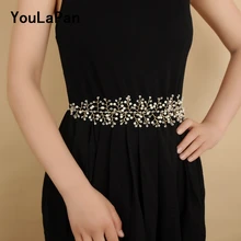 YouLaPan SH55-G свадебный пояс, Свадебные ремни, свадебное платье для девочек, свадебное платье, свадебные аксессуары, тонкие ремни