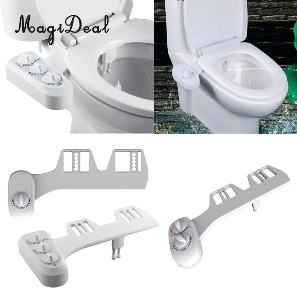 Fresh Water Spray Non Electric Mechanical Bidet Toilet Seat Attachment