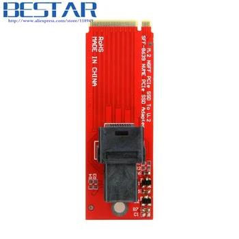 

U.2 U2 Kit SFF-8639 NVME PCIe SSD Adapter for Mainboard Intel SSD 750 p3600 p3700 M.2 SFF-8643 Mini SAS HD PCI-E X4 connector