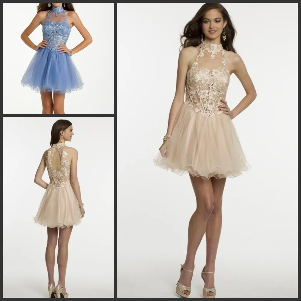 vestido com corpete curto