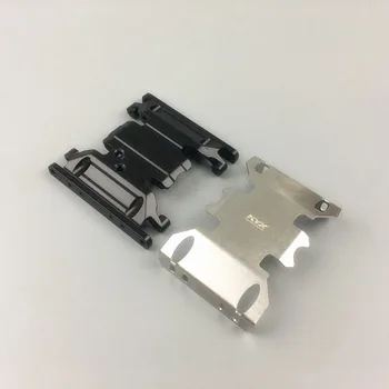 

For Axial scx10-ll 90046 Chassis + Stainless Steel Guard Board Protection Plate Rock Crawler RC Car Parts