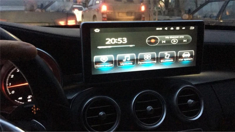 Discount Car multimedia player for Mercedes benz C class W205 GLC X253 V W446 Android 8.0 car gps autoradio headunit wifi USB BT 2