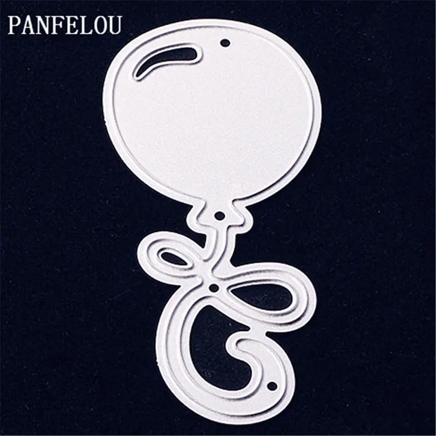 

PANFELOU Metal craft Bow balloons paper die cutting dies for Scrapbooking/DIY Christmas wedding Halloween cards