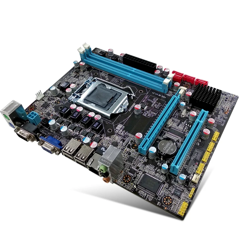 OEM H55 LGA 1156 DDR3 16G для i3 i5 i7 cpu цельная материнская плата Micro-ATX H55 для настольных ПК