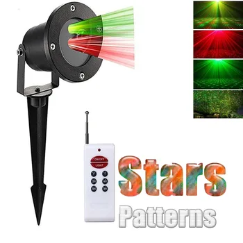 

IP65 Waterproof Star Projector Laser Christmas Light Outdoor Light For Garden Home Holiday Grass Decorative RG