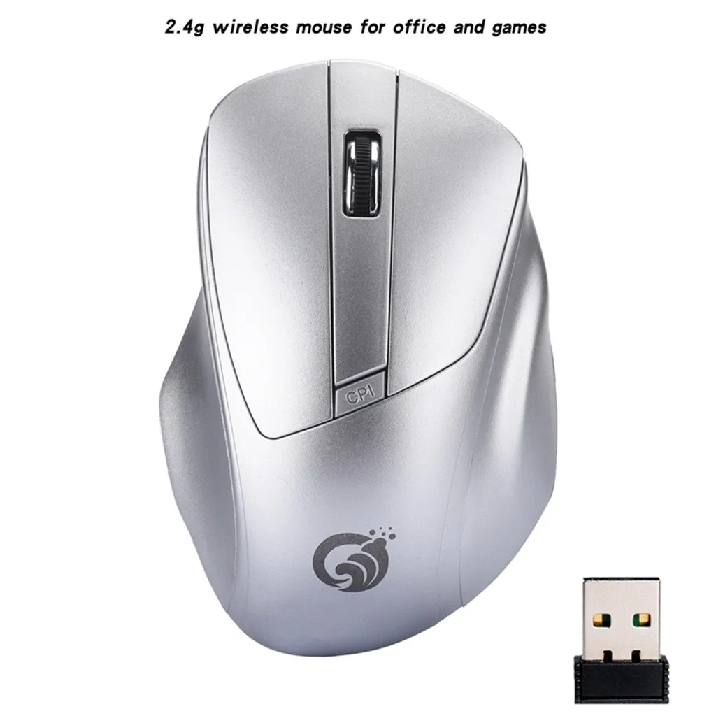 

2019 HOT NEW W12 USB Silent Wireless Computer Mouse 2.4G Ergonomic Mice For Computer Gamers Purchasing