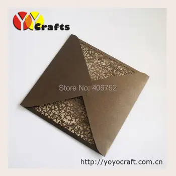 

Unique wedding invitations coffee laser cut korean wedding invitations lace flower design