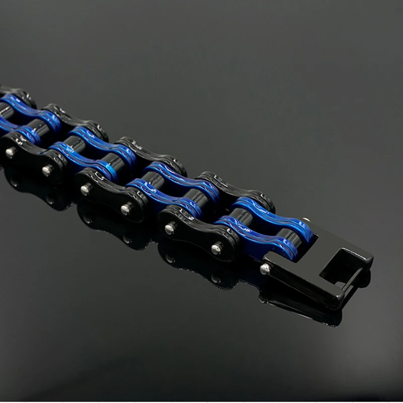 Goedkoop Motorfiets mannen Armband Punk Mode Bike Motorcycle Chain Knight mannen 316L Rvs Armband Rijden Sieraden